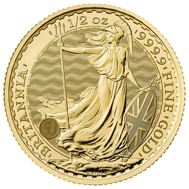 1/2 oncia Moneta d’Oro - Britannia - Anni Misti