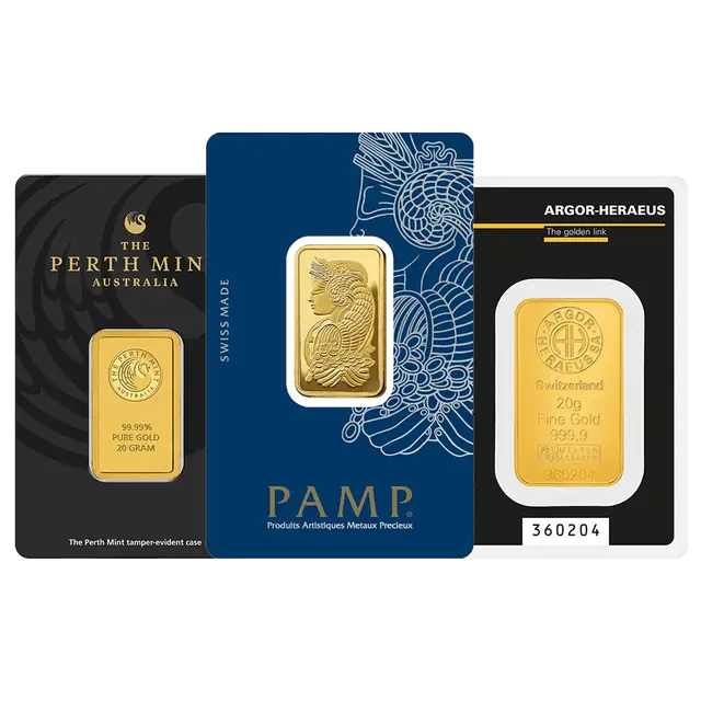 20 grammi Lingottino d'oro - Selezione casuale
