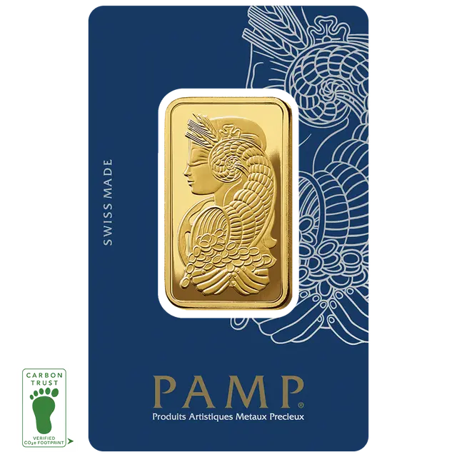 1 oncia Lingotto d'Oro - Lady Fortuna CO2 ridotta