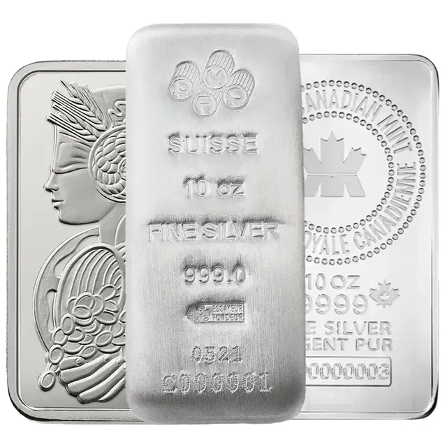 10 once Lingotto d'argento - Selezione casuale